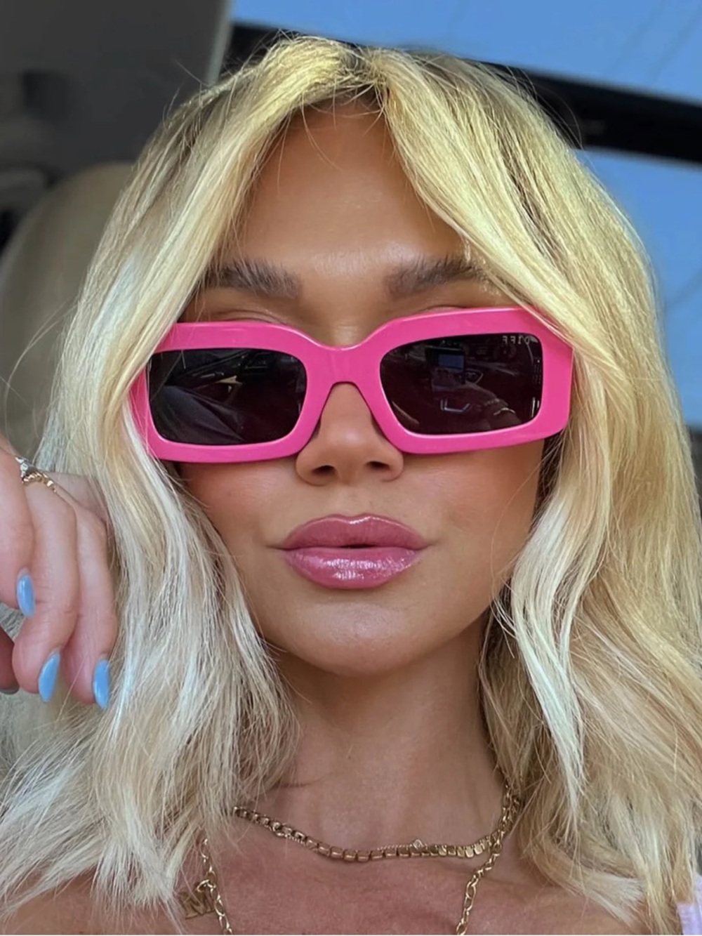 DIFF Indy sunglasses in Pink